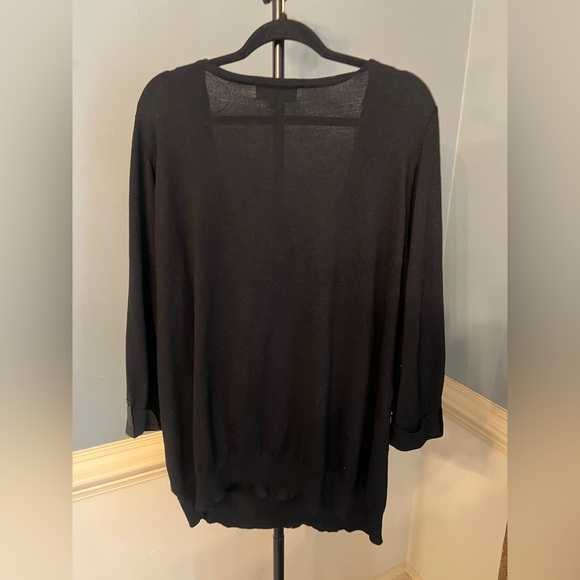 Carolyn Taylor Classic Black Knit Top woman’s plus - Picture 2 of 5